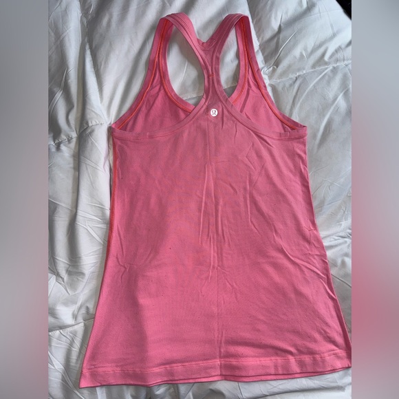 Pink Racerback LuLu Lemon Tank Top - Picture 2 of 3